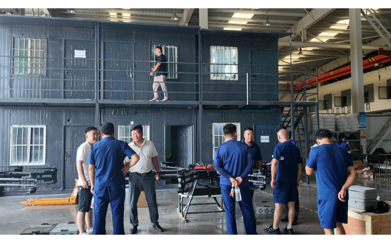 合作单位河南拍手应急救援训练基地来厂参观