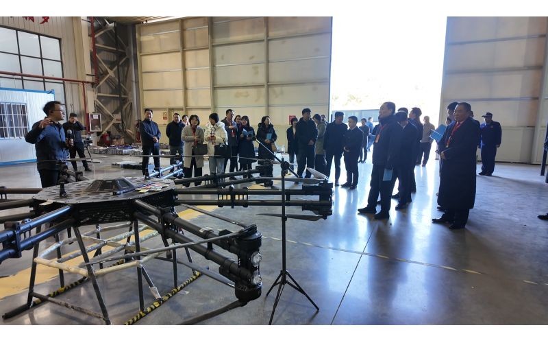 郑州市人大代表团莅临如虹低空视察调研