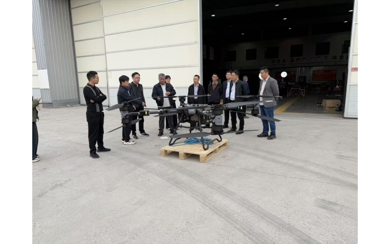 欢迎济源产城融合示范区考察团莅临上街机场调研河南如虹低空